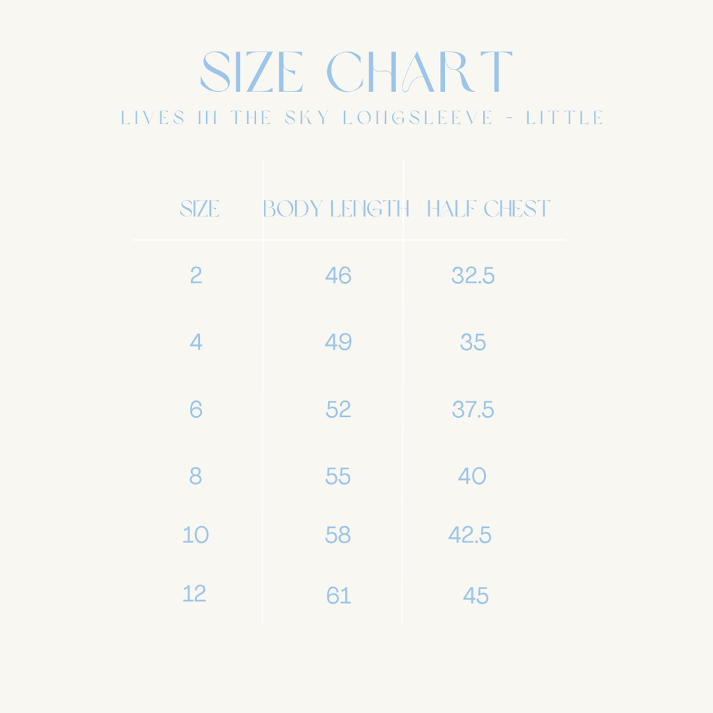 Lives In The Sky Graphic Longsleeve Tee - Little