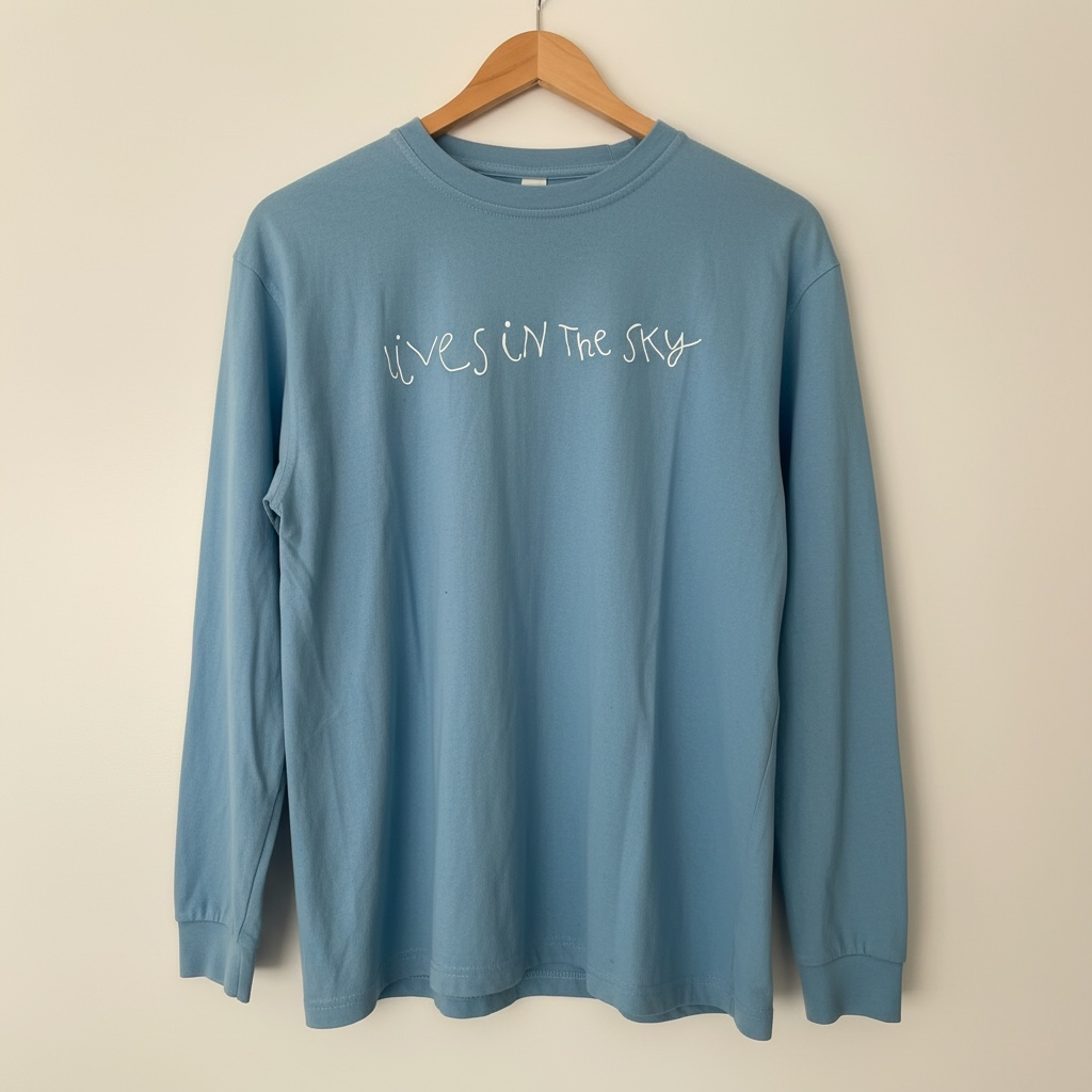 Lives In The Sky Graphic Longsleeve Tee - Little