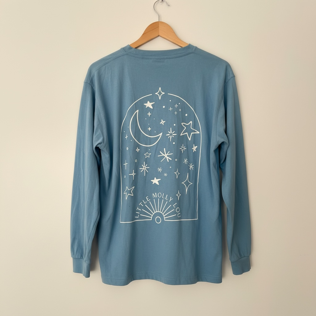 Lives In The Sky Graphic Longsleeve Tee - Little